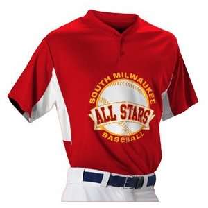  Alleson 506HCY Youth Two Button Custom Baseball Jerseys SC 