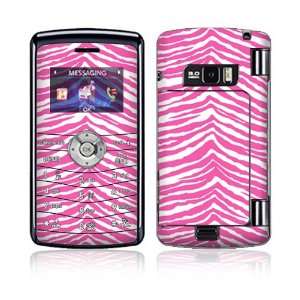  Pink Zebra Decorative Skin Cover Decal Sticker for LG enV3 