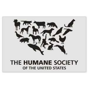  Humane Society car bumper sticker 5 x 4 Automotive