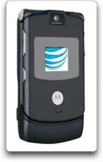 Wireless Motorola RAZR V3 Prepaid GoPhone, Black (AT&T) with $ 