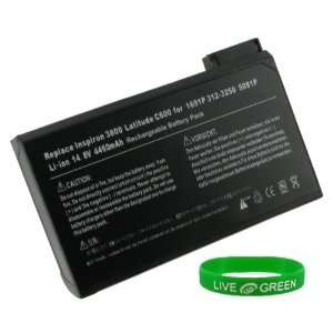   Battery for Dell Latitude CPi D300 XT, 4460mAh 8 Cell Electronics