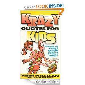 Krazy Quotes for Kids Vernon McLellan  Kindle Store