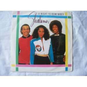  SHALAMAR A Night to Remember UK 7 45 Shalamar Music