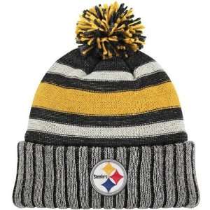  Pittsburgh Steelers Mens Classics Cuffed Pom Knit Hat 