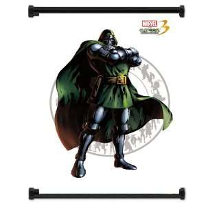 Marvel vs. Capcom 3 Fate of 2 Worlds Game Dr Doom Fabric Wall Scroll 