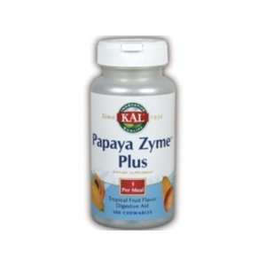    KAL   Papaya Zyme Plus, 200 mg, 100 tablets