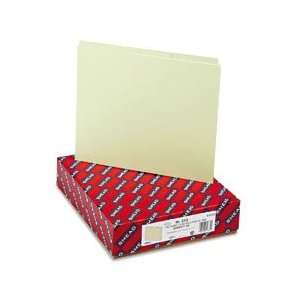  Smead® Green Recycled Tab File Guides, Blank, 1/5 Tab 