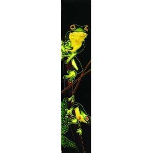  3x16 Art Tile   Tree Frogs I