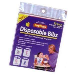  Peewees Disposable Bibs Baby