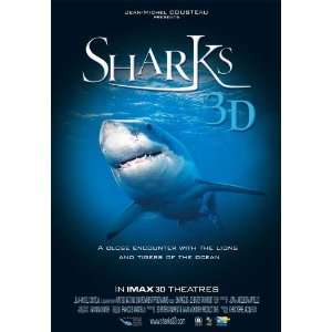  Sharks 3D Poster Movie 27x40