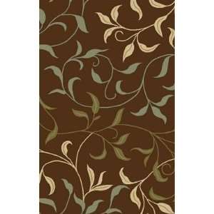  Concord Global   Norah   0368 Leafs Area Rug   5 x 7 
