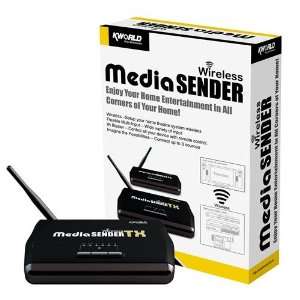  KWorld Wireless Media Sender Audio Video Transmitter 