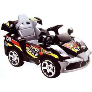    Mini Motos Star Car 6v Black (Remote Controlled) Toys & Games