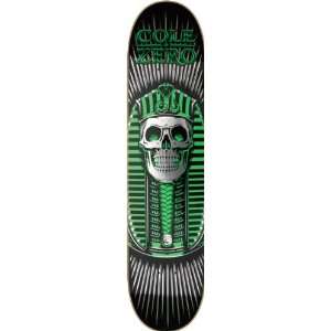  Zero Chris Cole Pharaoh Green Skateboard Deck   8 x 32 