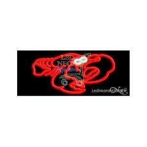   Lobster Logo Neon Sign 13 Tall x 32 Wide x 3 Deep 