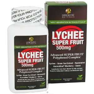  Genceutic Naturals Lychee Super Fruit 500 mg   90 V Caps 