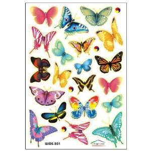  Vibrant Butterflies Nursery/Kids Room Wall Sticker Decals 