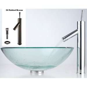  Kraus C GV 101 14 12mm 1000ORB Glass Bruno Bathroom Sink 