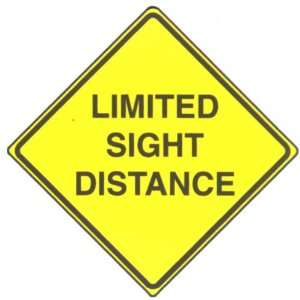  Limited Sight Distance Sign 