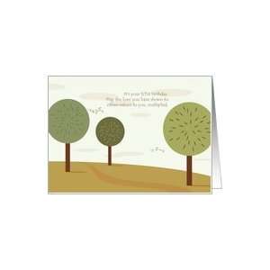  101st Birthday   green landscape Card Toys & Games