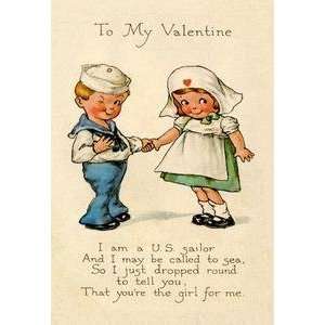  Vintage Art To My Valentine   10510 0