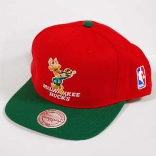  Mitchell & Ness SnapBack NBA Milwaukee Bucks Red 2tone Clothing