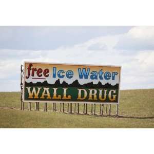   billboard Free Ice Water Wall South Dakota 24 X 17 