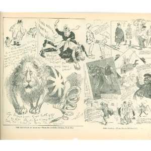    1896 Political Cartoon Situation in Europe 