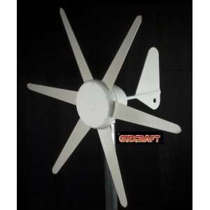 GudCraft 300W 24V Wind Turbine Wind Generator with Integrated Charge 