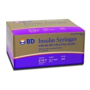  ULTRA FINE Insulin Syringe    Box of 100    BDS328431 
