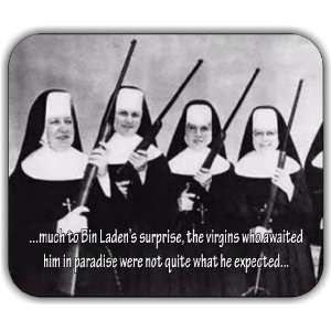  Nuns with Guns Mouse Pad 
