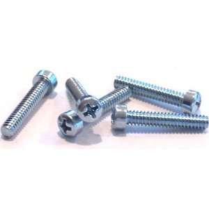 12 24 X 5/8 Machine Screws / Phillips / Fillister Head / Steel / Zinc 