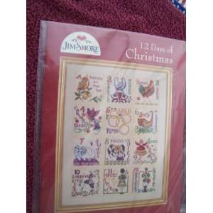  12 Days of Christmas Counted Cross Stitch Chart 