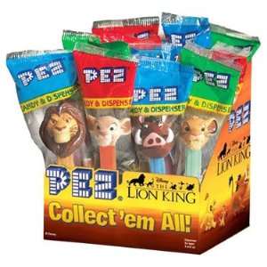Pez Dispensers   Lion King, 12 count Grocery & Gourmet Food