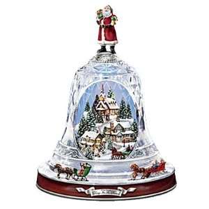  Thomas Kinkade Santas Christmas Season Crystal Bell
