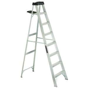 Louisville Ladder AS3008 300 Pound Duty Rating Aluminum Stepladder, 8 