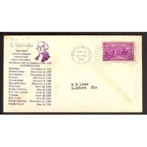   32) First Day Cover; 150th Anniversary; Constitution 