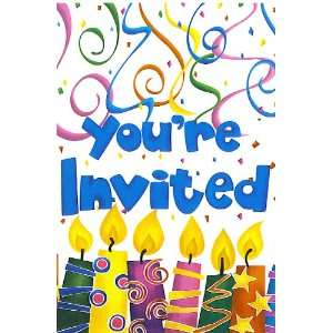  Youre Invited Birthday Party Invitations w/ Envelopes 