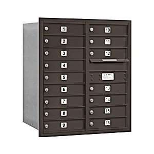 Horizontal Mailbox   9 Door High Unit (34 Inches)   Double Column   16 