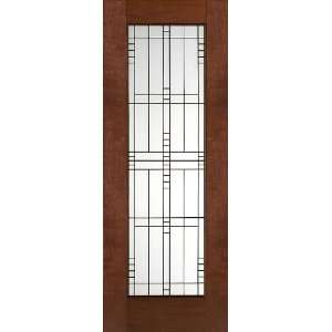  NW 1670 36x80 2 1/4 Thick Contemporary Mahogany Doors 