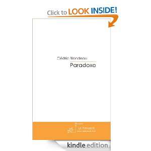 Paradoxe (French Edition) Cedric Blondeau  Kindle Store