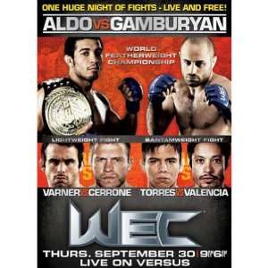  WEC 51 Autographed Poster 