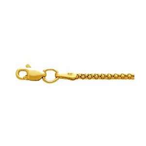  14k Gold Popcorn Chain 2.0mm 18IN Jewelry