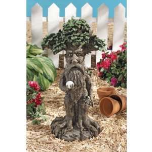  Treebeard Ent with Mystical Orb Statue Patio, Lawn 