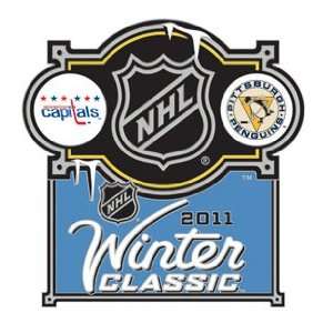  2011 NHL Winter Classic Penguins vs Capitals Collector Pin 