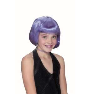 Childs Girls Purple Short Hair Costume Wig Toys & Games