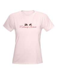 Makeup Artist Womens Pink T Shirt Art Womens Light T Shirt by 