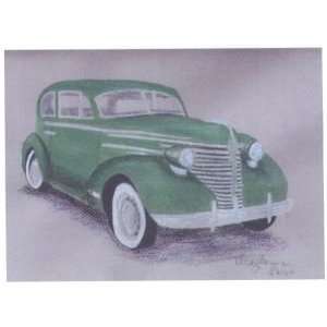  1938 Green Pontiac Print