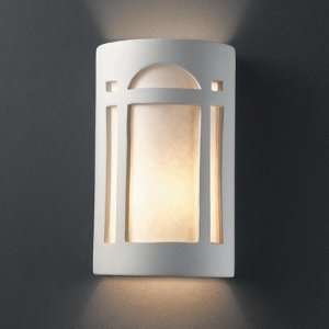  Ambiance Open Top and Bottom Small Arch Window Wall Sconce 