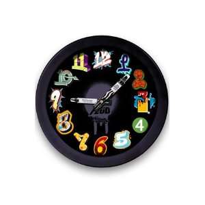  Flud JAES One Wallclock Black